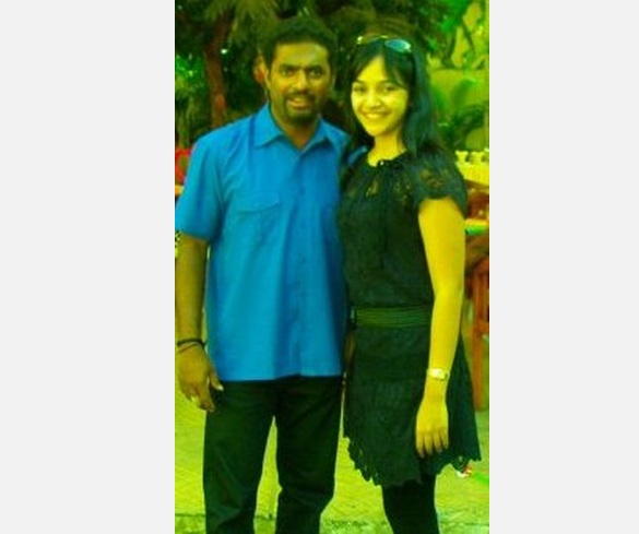 murali with wife