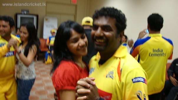 murali wife dance csk