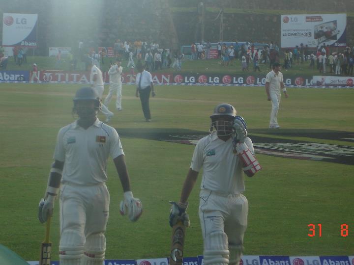 Dilshan and Para day 1 Galle vs Aus