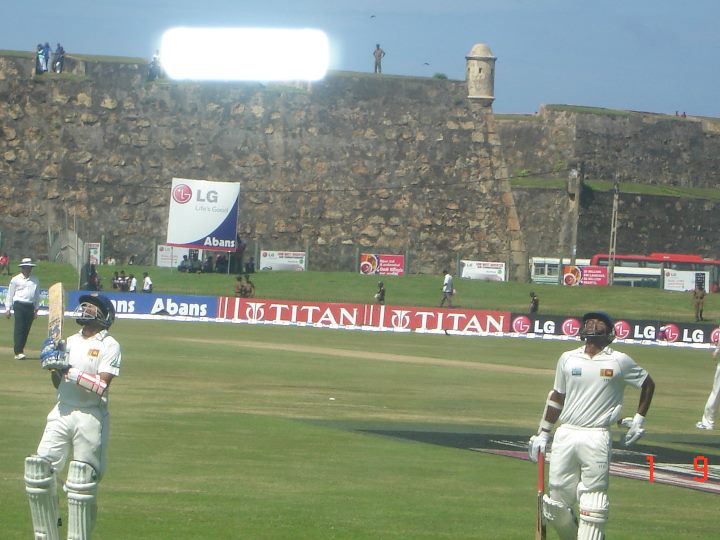 Dilshan and Para day 2 Galle vs Aus pray