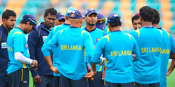 000_Hkg8100971.jpg Sri Lankan cricketers
