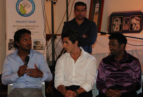 5F.jpg Sri Lankan cricketers at a charity fundraiser in Australia