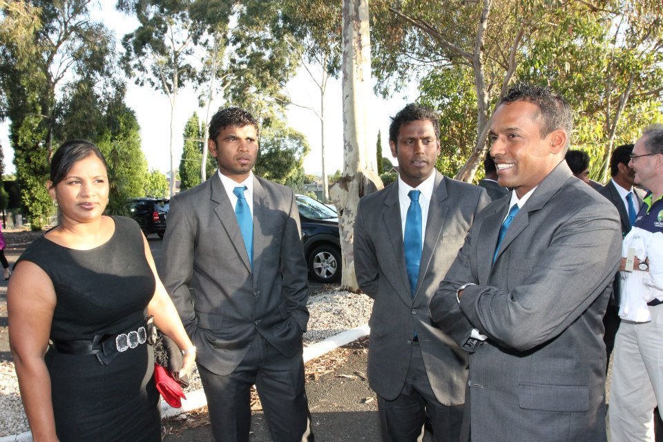IC_SNNI_584106.jpg Sri Lankan cricketers at an event in Melbourne, December, 2012