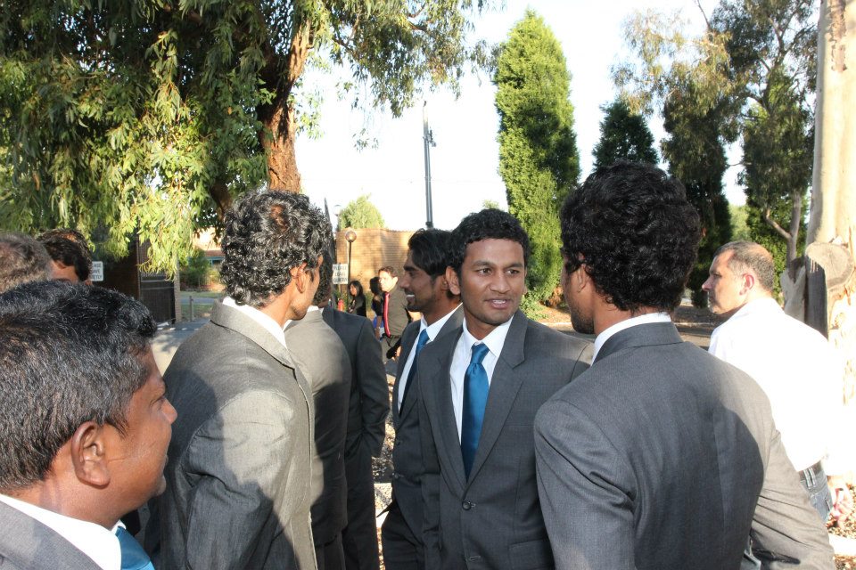 IC_SNNI_6100558.jpg Sri Lankan cricketers at an event in Melbourne, December, 2012