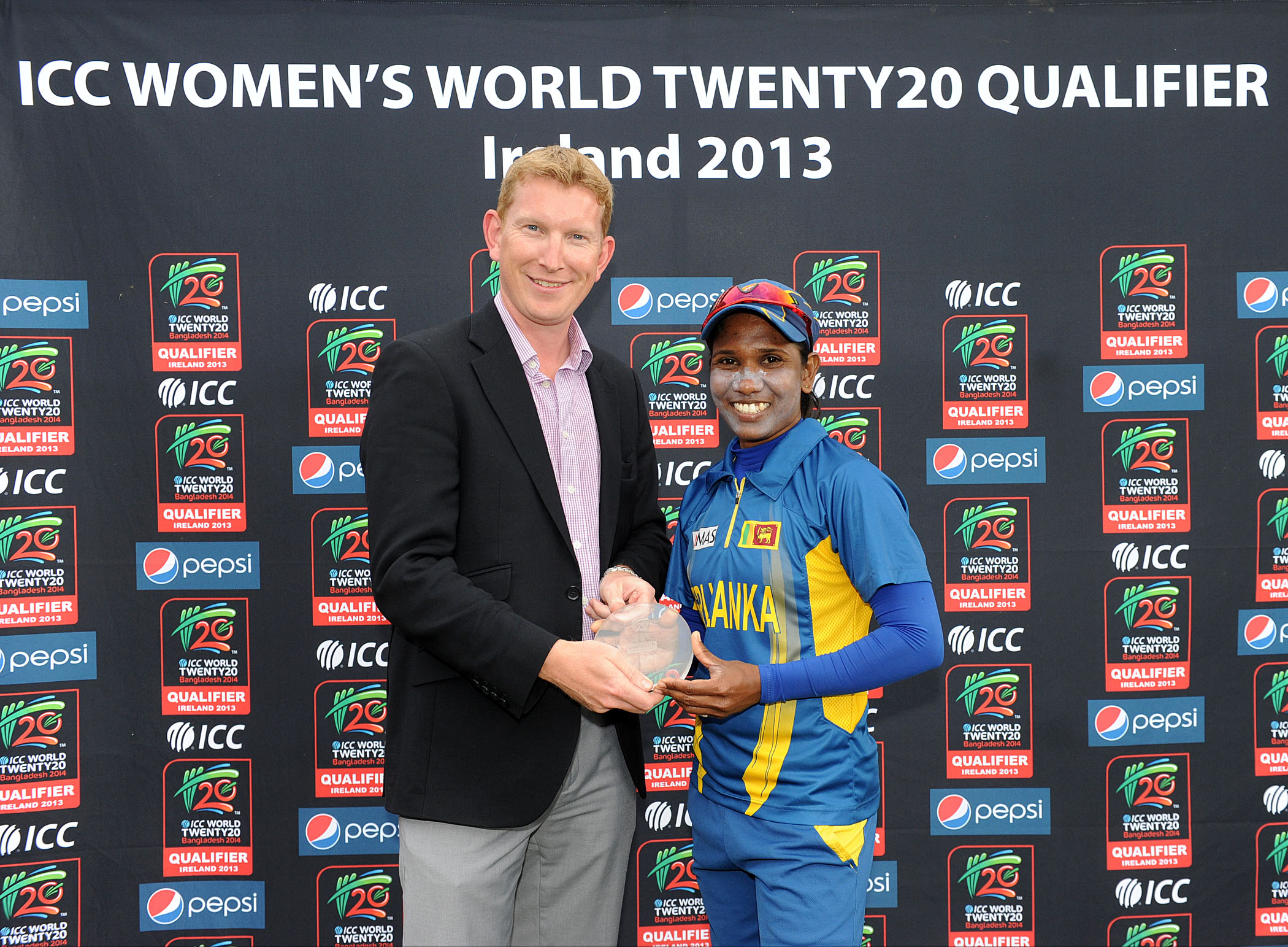 IC_WWTQ_006.jpg Sri Lanka vs Netherlands, Semi-Final, Women's WT20 Qualifier, Dublin, 2013