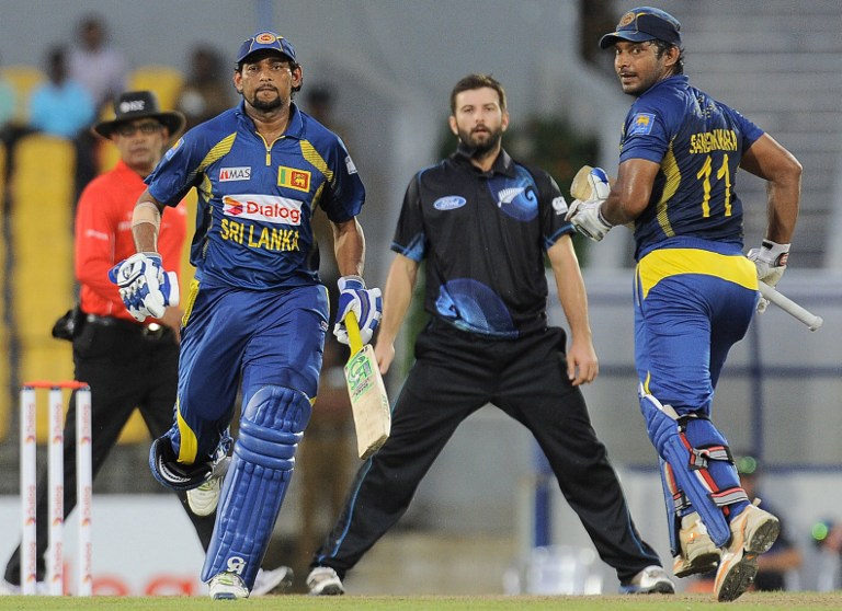 000_Del6264698.jpg Sangakkara and Dilshan put on 100-run partnership