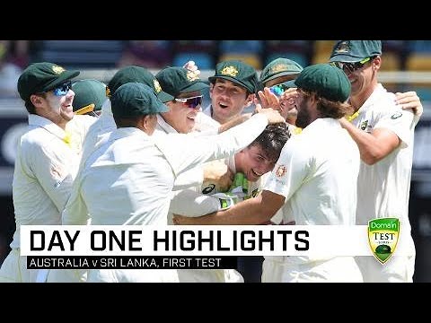 (Video) 1st Test, Day 1, Sri Lanka in Australia, 2019 - Highlights