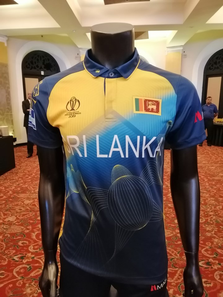 (Photos) Sri Lanka's 2019 Cricket World Cup jersey and training kit
