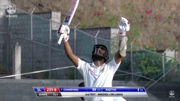 Video - Sri Lanka Test captain Dinesh Chandimal's century against West Indies