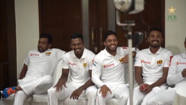 Watch behind the scenes footage of Sri Lanka's cricketers at the pre-series photo and video shoot